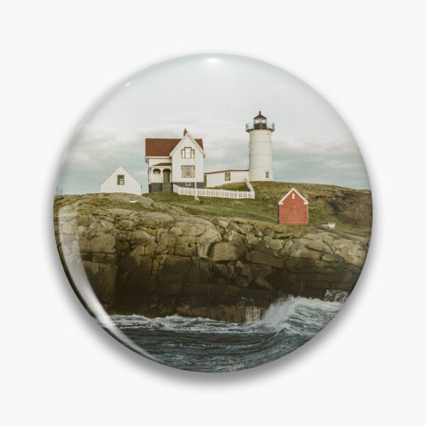 Item preview, Nubble Lighthouse on Vintage Fujifilm (3 of 4) designed and sold by DeloreStudio.