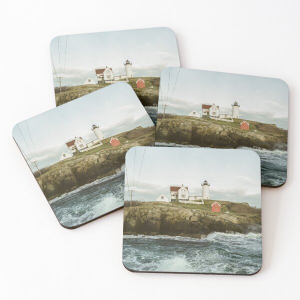 Item preview, Nubble Lighthouse on Vintage Fujifilm (3 of 4) designed and sold by DeloreStudio.