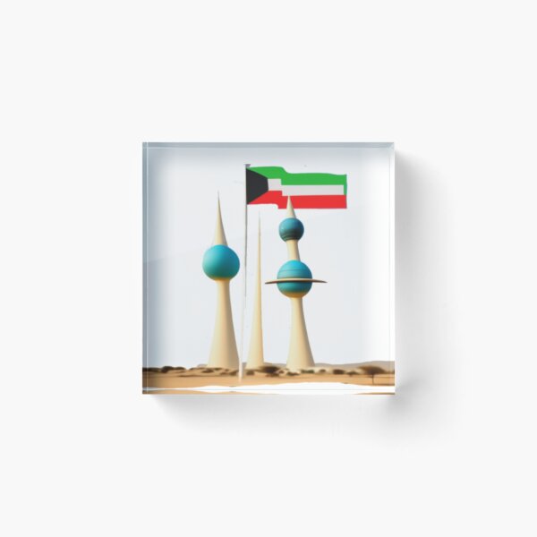 Item preview, Kuwait country- Kuwait Towers_ White designed and sold by oceanisea.
