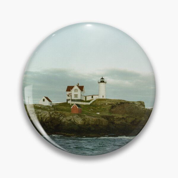 Item preview, Nubble Lighthouse on Vintage Fujifilm (4 of 4) designed and sold by DeloreStudio.