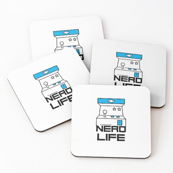 Item preview, Nerd Life blue arcade game designed and sold by stuffaf.