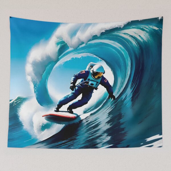 Item preview, Cosmic Surfer designed and sold by Creaciontrompiz.