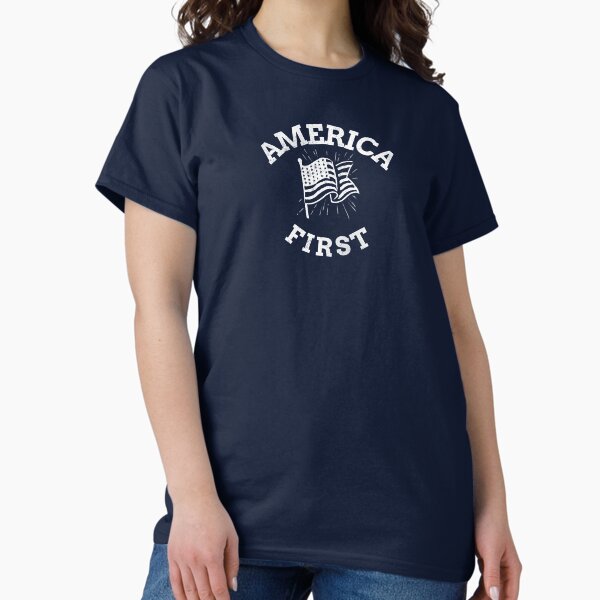 Item preview, America First T-Shirt designed and sold by fwmorris.