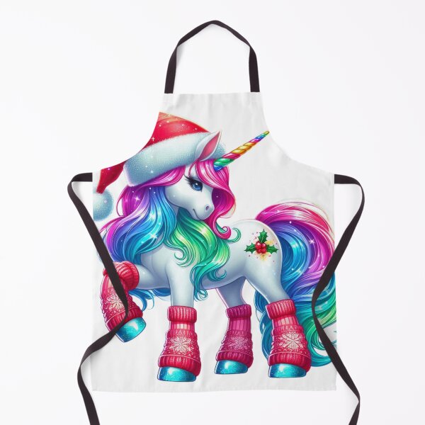 Item preview, Festive Neon Unicorn: Holiday Magic in Full Color designed and sold by TeetasticBtque.