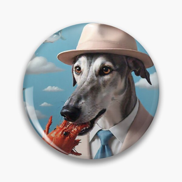 Item preview, Greyhound Having a Seafood Dinner designed and sold by vwcallais.