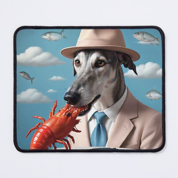 Item preview, Greyhound Having a Seafood Dinner designed and sold by vwcallais.