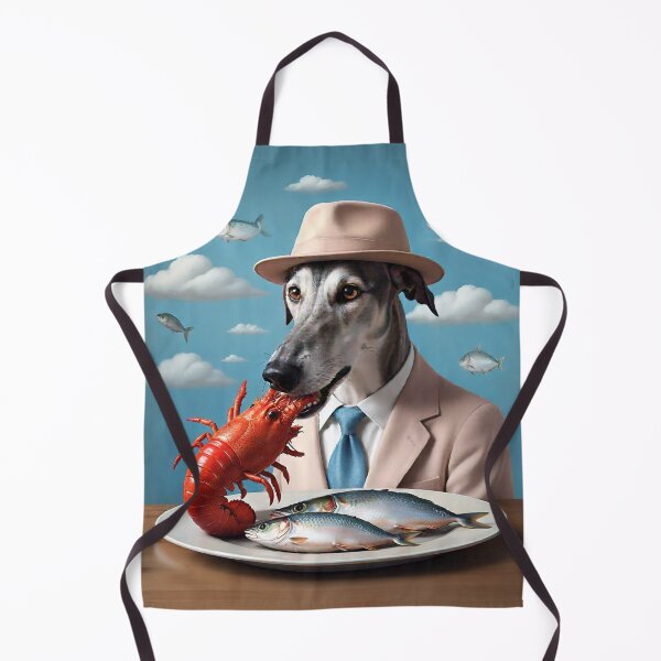 Item preview, Greyhound Having a Seafood Dinner designed and sold by vwcallais.