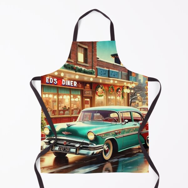 Item preview, HOLIDAY CHRISTMAS 1950'S VINTAGE RETRO CAFE DINER SCENE designed and sold by Arts4U.