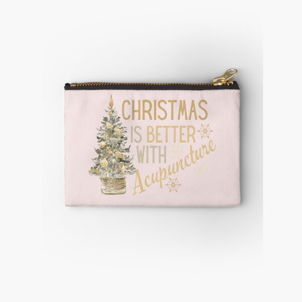 Item preview, Christmas is better with acupuncture subtle colors vintage designed and sold by Meandmyshop.