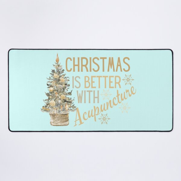 Item preview, Christmas is better with acupuncture subtle colors vintage designed and sold by Meandmyshop.