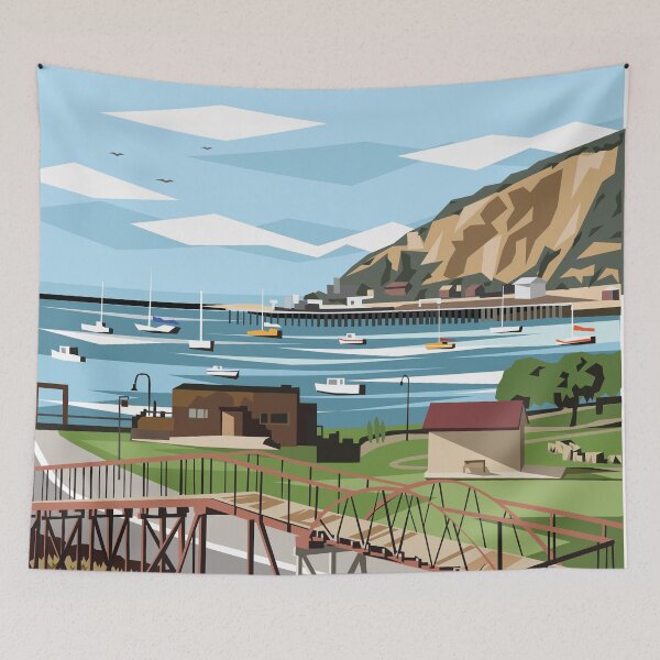 Item preview, Oamaru Harbour designed and sold by Art by Ira.