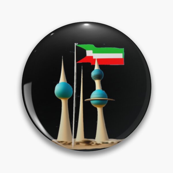 Item preview, Kuwait country- Kuwait Towers_ Black designed and sold by oceanisea.