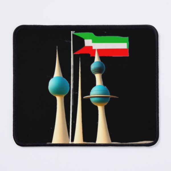Item preview, Kuwait country- Kuwait Towers_ Black designed and sold by oceanisea.
