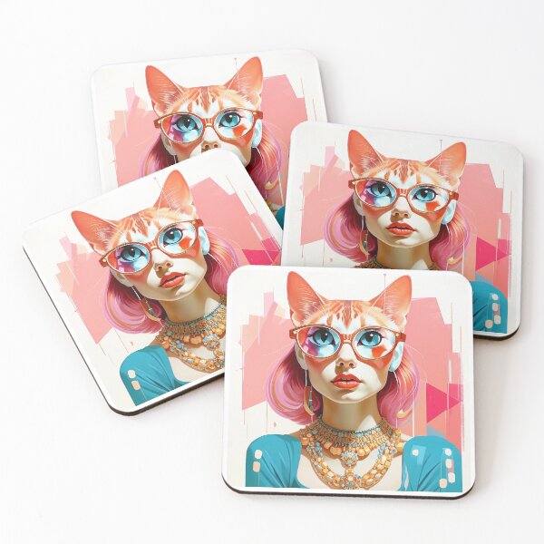 Item preview, Beautiful girl with a cat. designed and sold by Natalia-Vlad.