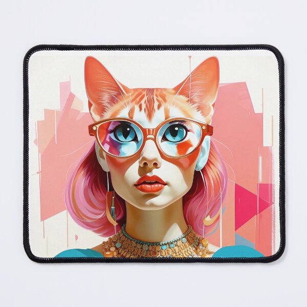 Item preview, Beautiful girl with a cat. designed and sold by Natalia-Vlad.