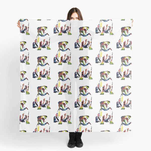 Lulu II the English Bulldog *dark Scarf