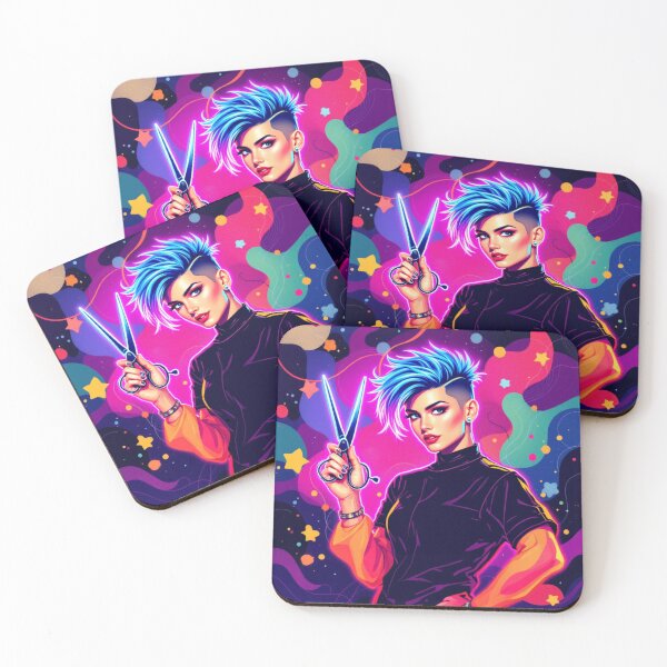 Item preview, Neon Hairdresser designed and sold by Azrabi.