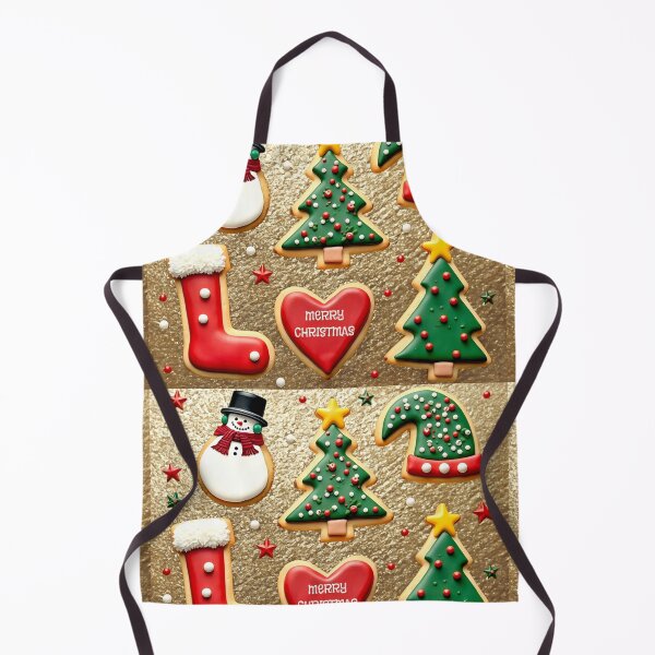 Item preview, FROSTED CHRISTMAS COOKIES BAKING TREES SNOWMAN designed and sold by Arts4U.