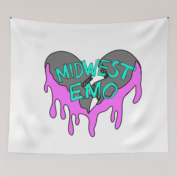 Item preview, Midwest emo art drawing designed and sold by baliken.