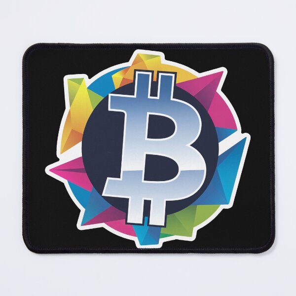 Item preview, Vibrant Bitcoin Crystal Art designed and sold by cabana.space.