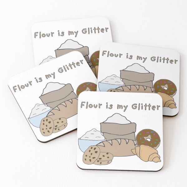 Item preview, Flour is my Glitter designed and sold by Sweet-Stitches.