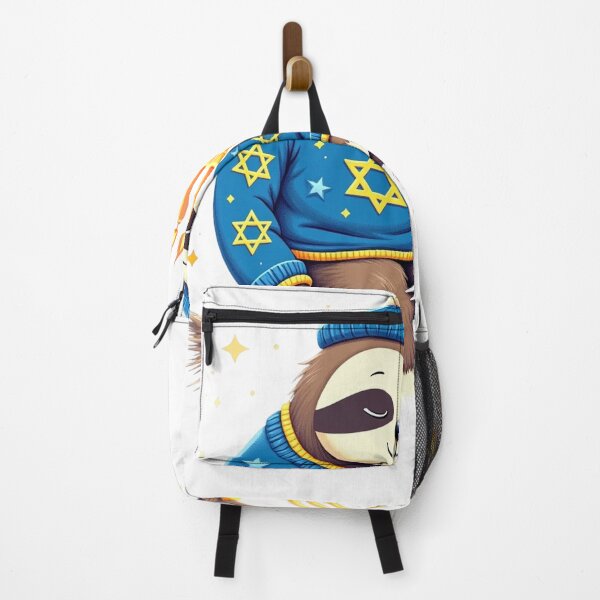Item preview, Funny Hanukkah Sloth Jewish Chanukah Sleeping Hanukkah PJs designed and sold by yassinemouhadi.