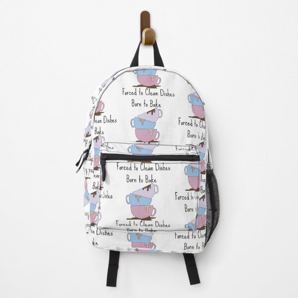 Item preview, Born to Bake. Forced to Clean Dishes designed and sold by Sweet-Stitches.
