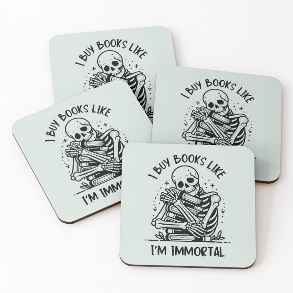 Item preview, I Buy Books Like I'm Immortal designed and sold by Fanverse Merchandise.