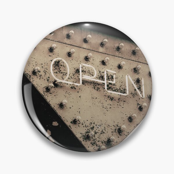 Item preview, Sepia Photo of Vintage Open Neon Arrow Sign - Industrial Rustic Charm designed and sold by FraireDesign.