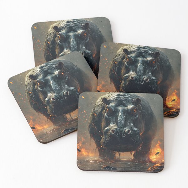 Item preview, Indestructible Inferno Hippo designed and sold by ExiledBeast.