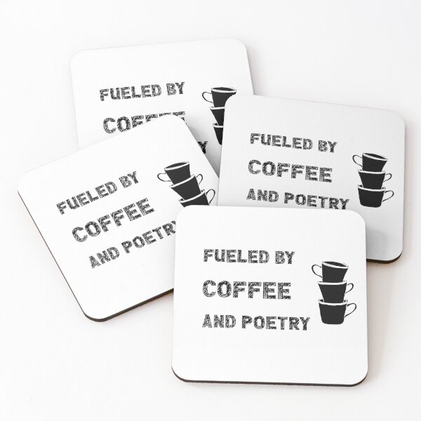 Item preview, Fueled By Coffee And Poetry designed and sold by stuffaf.