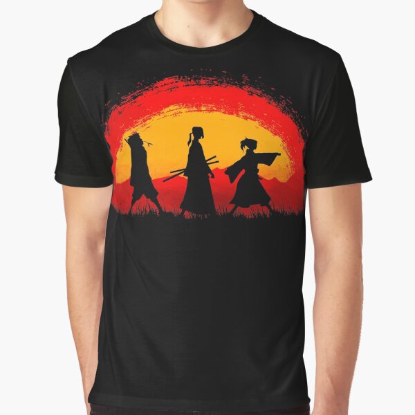 Item preview, Samurai Champloo walking on sunset designed and sold by HEARTBEATS.