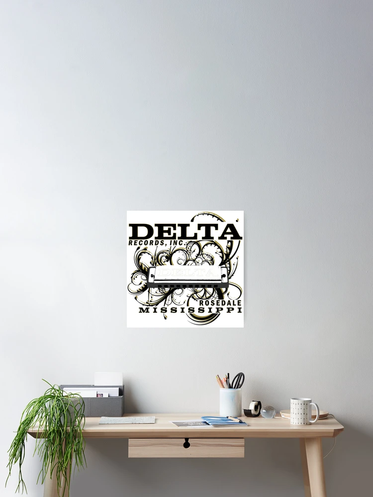 Thumbnail 2 of 3, Poster, Delta Records designed and sold by Ravvick.