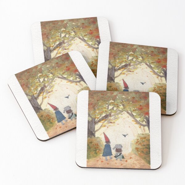 Item preview, Through the Woods - Original Watercolor Painting, Fall Forest Art, Over the Garden Wall Inspired, Wirt and Greg Art designed and sold by emma.designs.