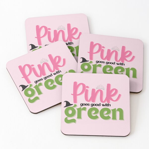 Item preview, Wicked Movie Quote Pink goes good with Green designed and sold by baranskini.