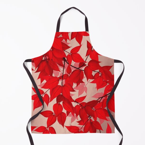Item preview, Abstract Red Leaf Pattern designed and sold by calibrit.