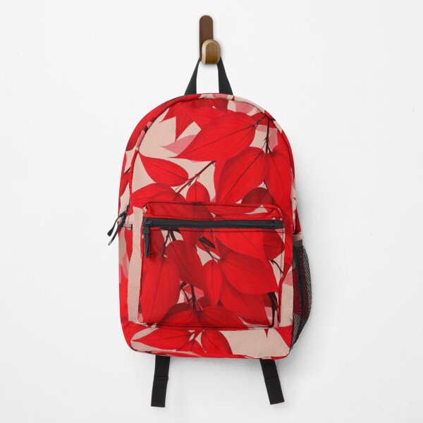 Item preview, Abstract Red Leaf Pattern designed and sold by calibrit.