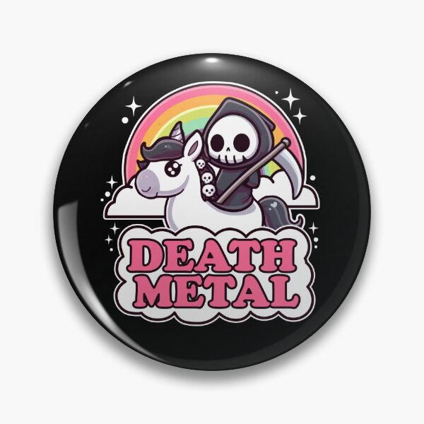 Item preview, Death Metal Unicorn designed and sold by DetourShirts.