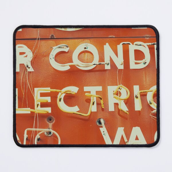Item preview, Vintage Red Motel Sign Art Print - Bold Retro Colors designed and sold by FraireDesign.