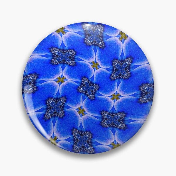 Item preview, Blue Garden Anemone Pattern designed and sold by Patternflower.
