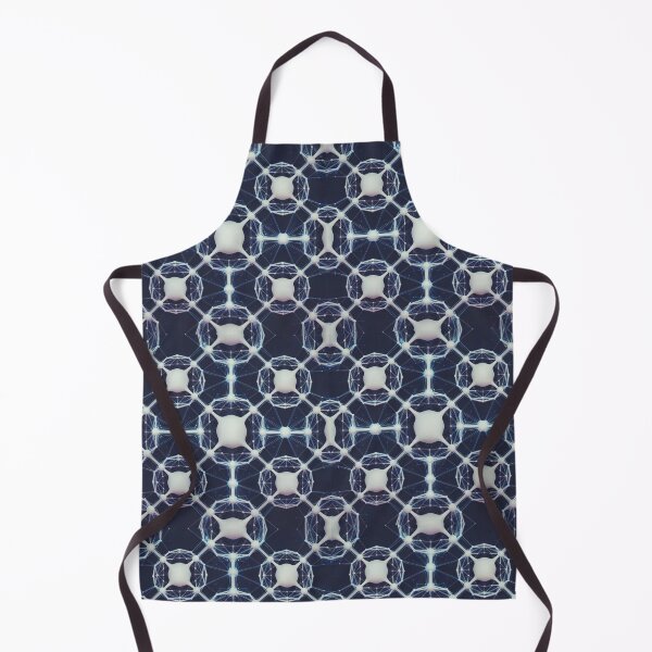 Item preview, Futuristic Grid Pattern Tech Digital Print designed and sold by cabana.space.