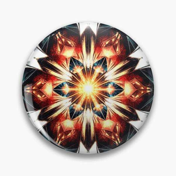 Item preview, Fiery Geometric Starburst designed and sold by Exodoi.
