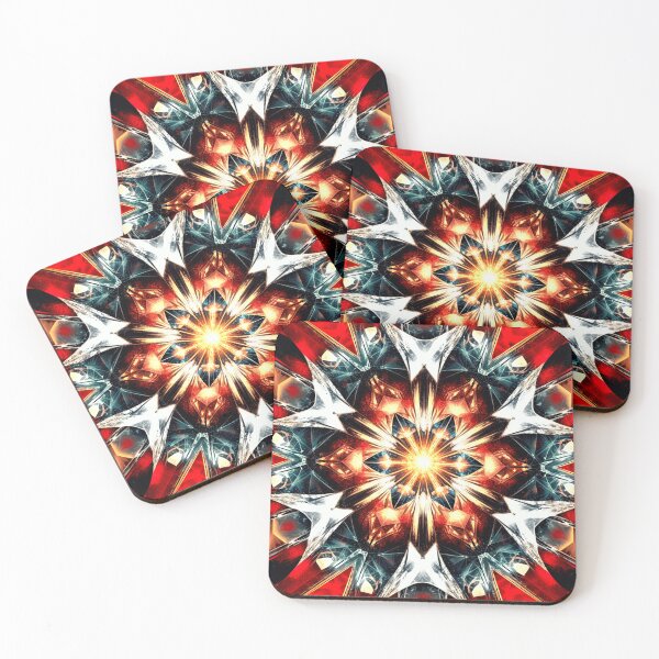 Item preview, Fiery Geometric Starburst designed and sold by Exodoi.