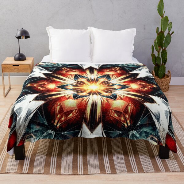 Item preview, Fiery Geometric Starburst designed and sold by Exodoi.