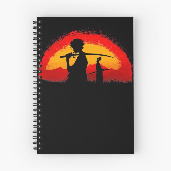 Item preview, Samurai Champloo caminando en la puesta de sol designed and sold by HEARTBEATS.