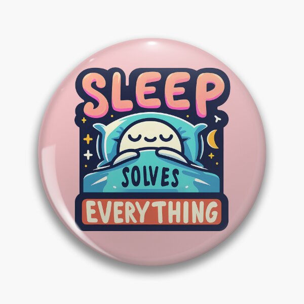 Item preview, Sleep Solves Everything, typography designed and sold by maxmaj.