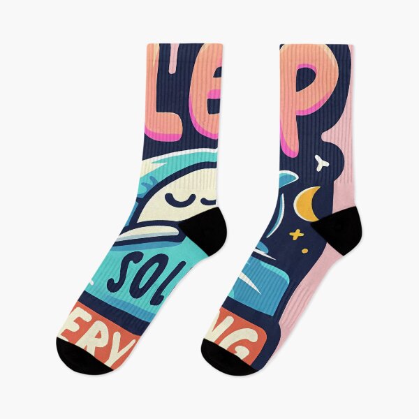 Item preview, Sleep Solves Everything, typography designed and sold by maxmaj.