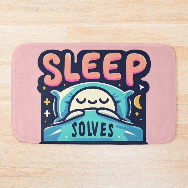 Item preview, Sleep Solves Everything, typography designed and sold by maxmaj.