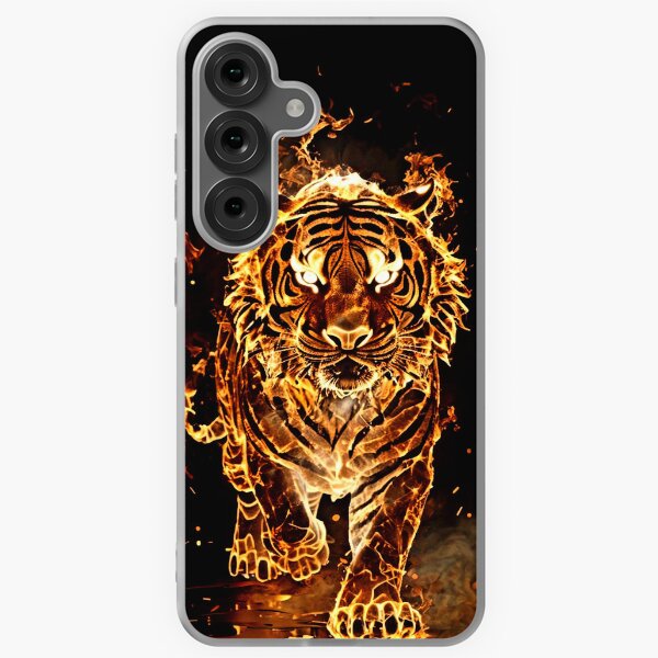 Item preview, Tiger in a fire designed and sold by Earth Nature Creations.
