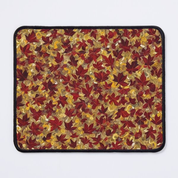 Item preview, Abstract Red and Gold Leaf Pattern designed and sold by calibrit.